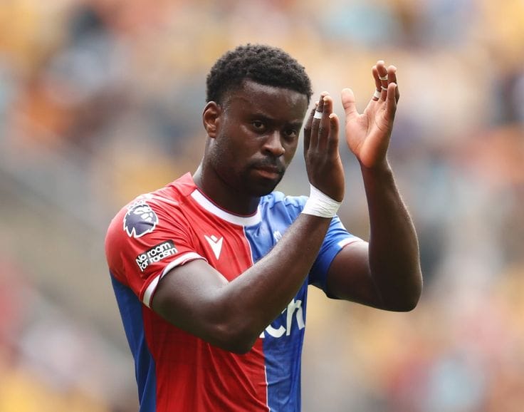 Marc Guehi training with Crystal Palace amid Liverpool transfer links