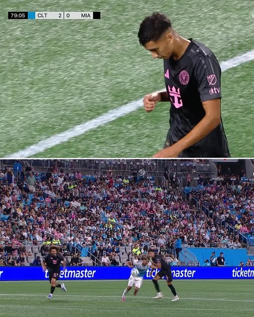 The red card in the 79th minute