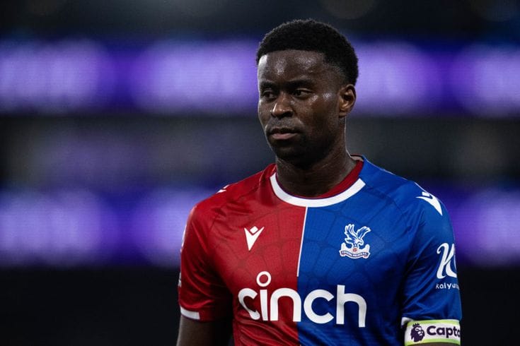Marc Guéhi in action for Crystal Palace, ahead of £35m Liverpool transfer
