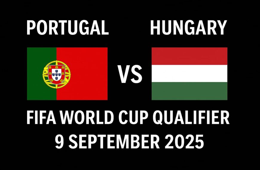 Portugal vs Hungary FIFA World Cup 2026 qualifier preview with national flags and match date – 9 September 2025