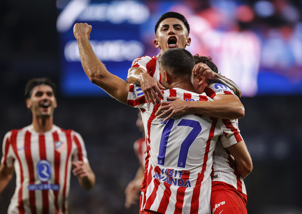 Atletico Madrid Celebrating