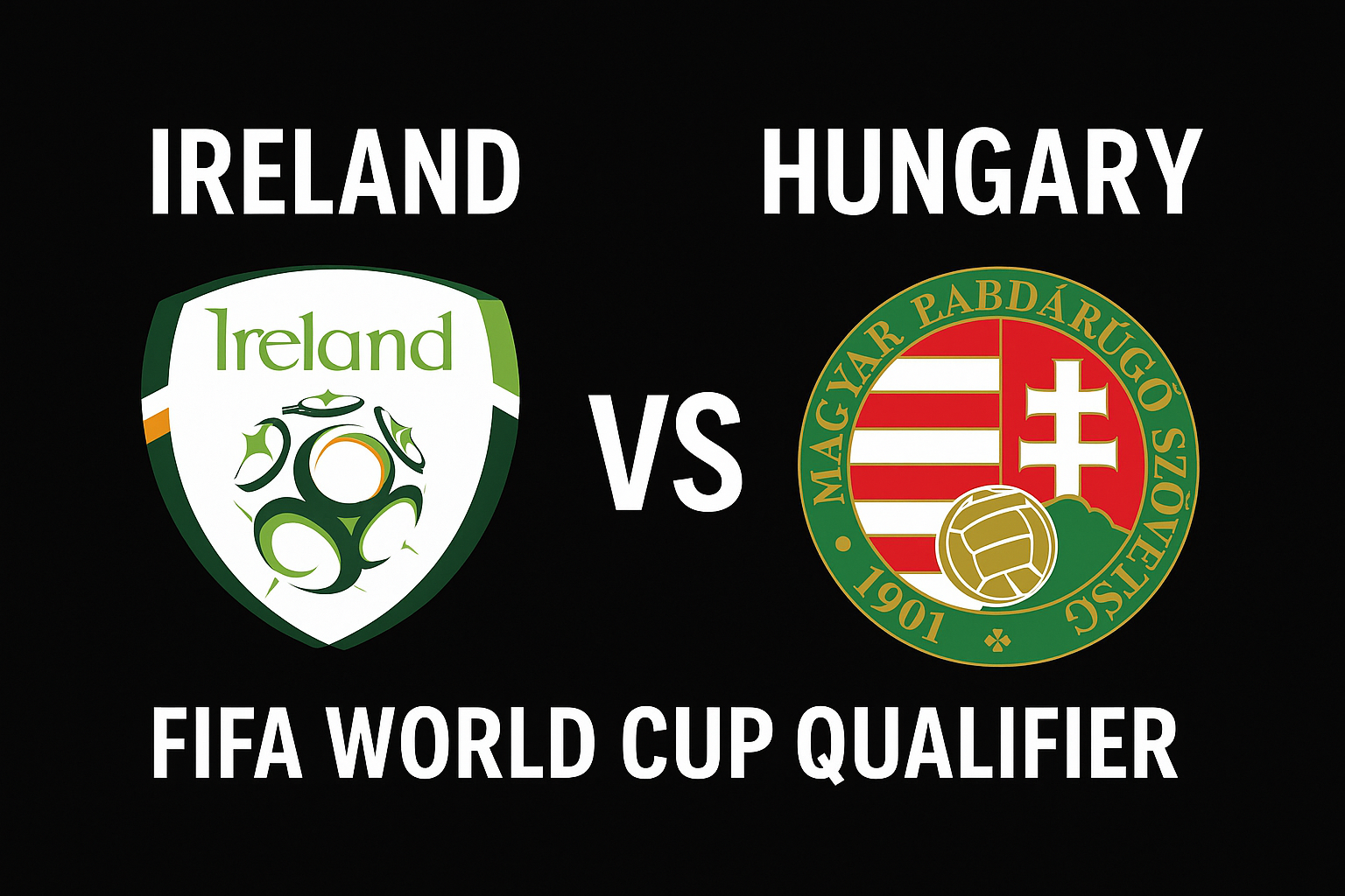 Republic of Ireland vs Hungary FIFA World Cup 2026 Qualifier match preview graphic, 7 September 2025